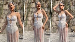 Urfi Javed SEXY photos and video: Actress flaunts her curves in see-through white gown RBA