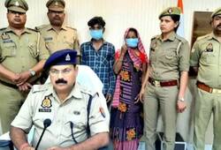Uttar Pradesh Mahant Murder Case Girlfriend along with her son had murdered Maniram Das Sitapur police arrested both of them XSMN