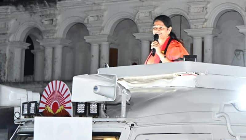 Annamalai is not Tamil.. thoothukudi lok sabha DMK candidate Kanimozhi criticize tvk