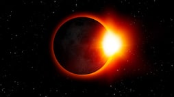 Total solar eclipse today 