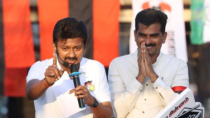 Udhayanidhi Stalin forgets the symboy of Durai Vaiko contesting in Trichy consultancy sgb