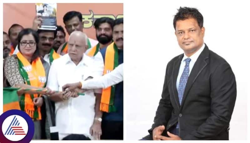 Mandya MP Sumalatha Ambareesh and cricketer dodda ganesh  joined BJP gow