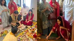 Yodha actress Rashi Khanna stuns in red attire for housewarming puja; buys new property in Hyderabad ATG