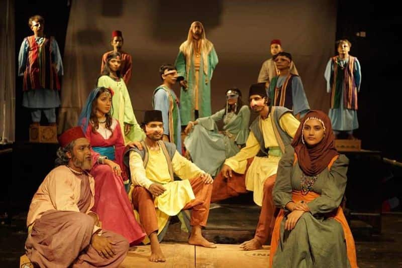 Performance of Malayalam adaptation William Shakespeare's play The Comedy of Errors in School of Drama 