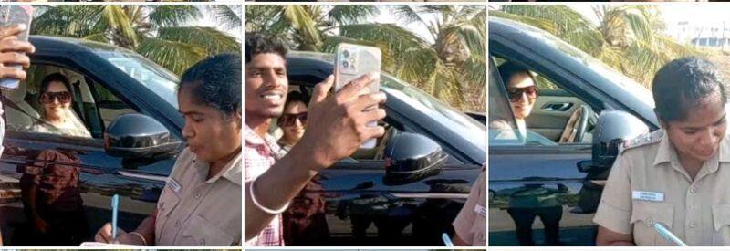 Election officials stopped actress Manju Warrier car and conducted a search KAK