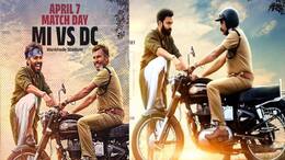David Warner and Hardi Pandya Look Like Ayyappanum Koshiyum movie get up post viral in social media ahead of MI vs DC 20th IPL Match
