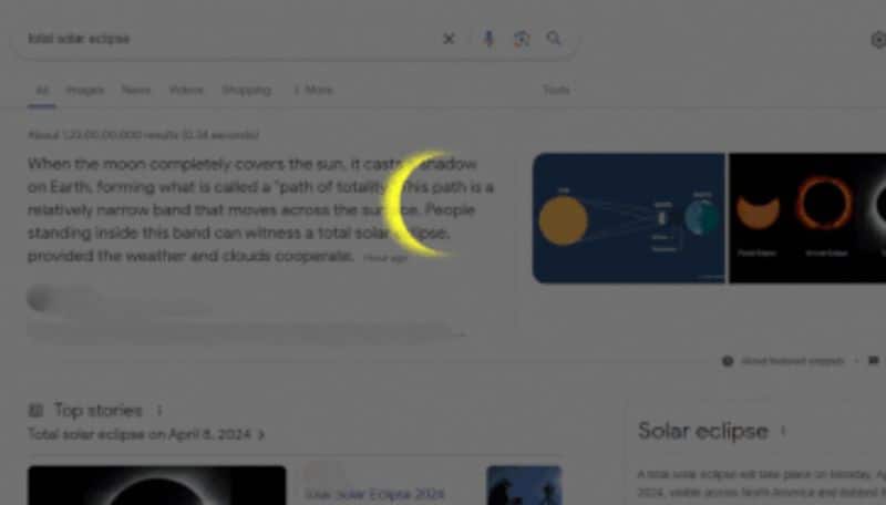this years first Solar eclipse happening today see how google animation works ans
