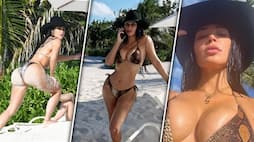 SEXY photos: Kim Kardashian flaunts cleavage, perfect curves in HOT bold bikini RBA