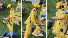 A video of Ravindra Jadeja coming back to bat before MS Dhoni to deceive the fans is going viral during CSK vs KKR Match at Chepauk rsk