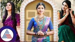 Puttakkana Makkalu fame Kannada Serial Actress Akshara looks Beautiful in Ugadi traditional look Vin