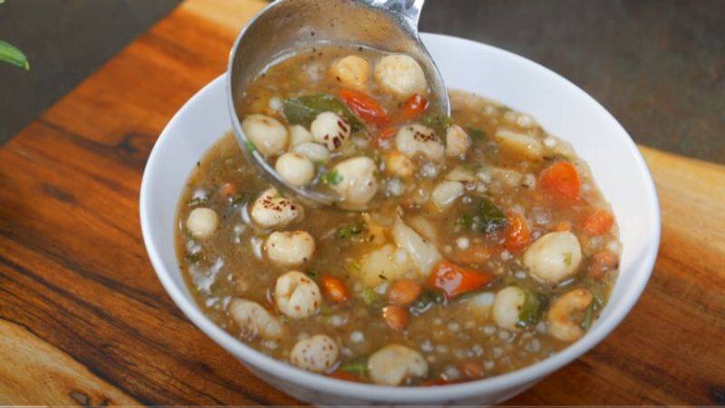 Navratri vrat food recipes sabudana soup recipe in hindi kxa