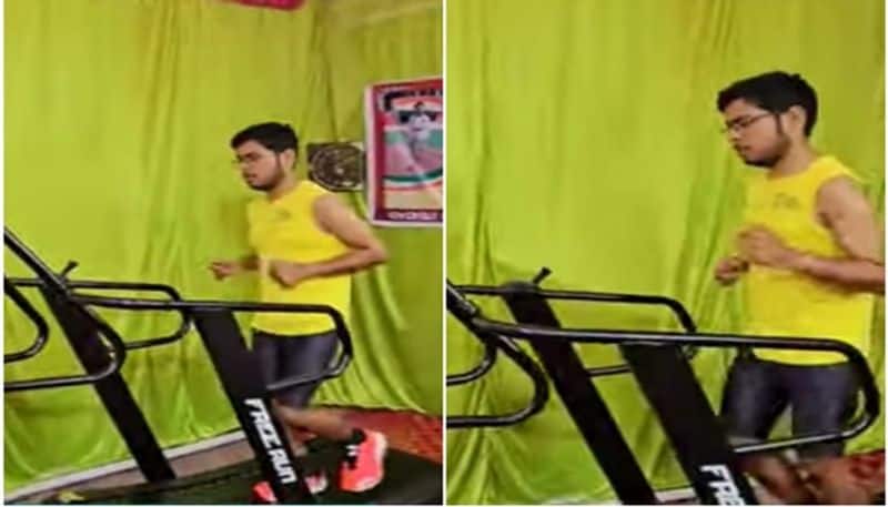 Sumit Singh, a man from Rourkela, created a Guinness World Record by jogging for 12 hours on a treadmill nti
