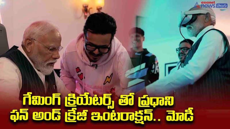 Prime Minister's Fun and Crazy Interaction with Gaming Creators