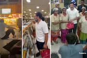 Rahul Gandhi buys sweets and takes photos with employees at coimbatore-rag