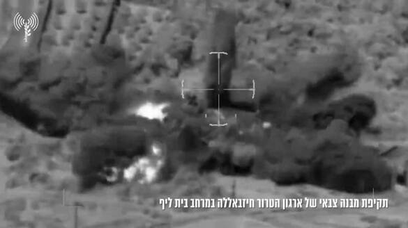 Israel targets Iran-backed Hezbollah positions in Sothern Lebanon amid escalating tensions (WATCH) AJR