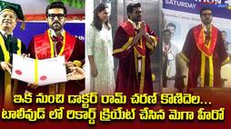 Ram Charan Awarded Honorary Doctorate by Vels University 