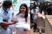 manchu manoj and mounika reached home with baby girl dtr