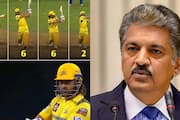 anand mahindra Happy For His Name after MS Dhoni Hit Hat trick Sixer VS Mumbai Indians san