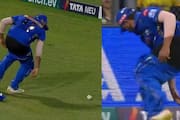 Rohit Sharma's Oops Moment! hitman's pants slipped while taking the catch given by Ruturaj Gaikwad FUNNY VIDEO WENT VIRAL MI vs CSK RMA