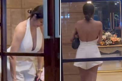 Malaika Arora HOT pictures: Actress looks SEXY in white backless short dress RKK