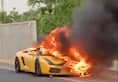 Hyderabad: Lamborghini worth Rs.1 crore set ablaze in bitter financial dispute, video viral (WATCH)