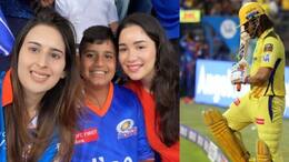 Sara Tendulkar insta story about MS Dhoni Mass Entry At Wankhede Stadium during MI vs CSK in 29th IPL Match rsk