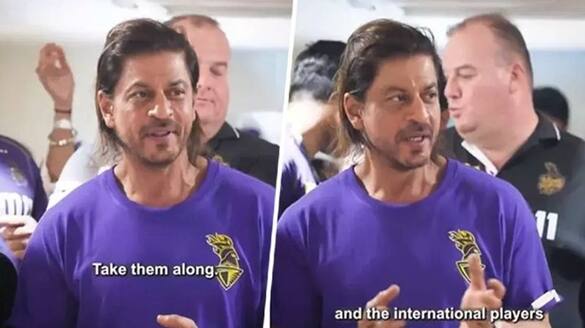 cricket SRK's inspirational speech for KKR evokes 'Chak De! India' vibes; Fans nostalgic (WATCH) osf