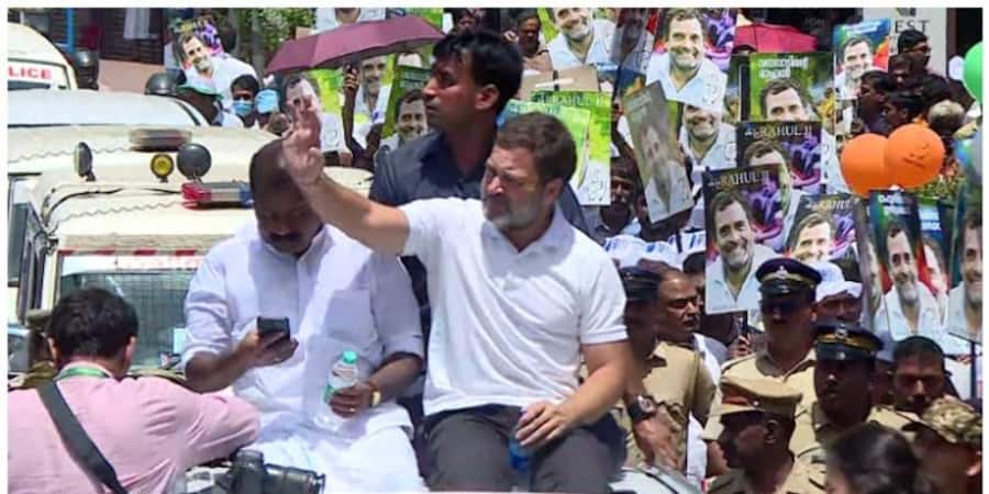rahul gandhis road show in malappuram today latest news updates today April 16