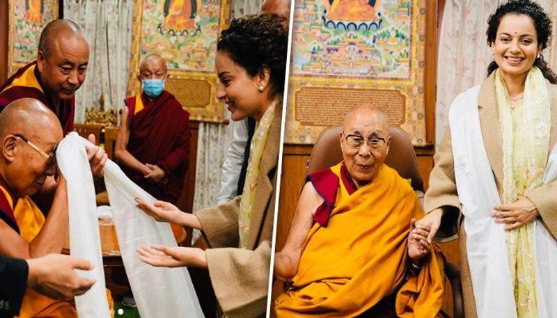 Loksabha Elections 2024: Mandi BJP candidate Kangana Ranaut visits Dalai Lama in Dharamshala [PICTURES] ATG