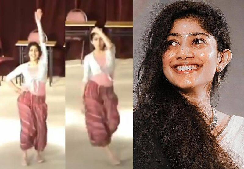 heroine sai pallavi performed to katrina kaif hit song her collage days video getting viral ksr 