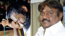 Vijayakanth son shanmuga pandian cried while campaigning for lok sabha election 2024 in virudhunagar gan