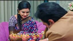 Gautham Diwan gifts anklets to wife Bhumika in Amurthadhaare serial of Zee kannada pav