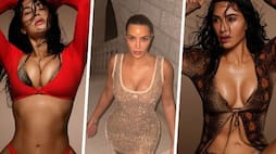 SEXY photos: Kim Kardashian flaunts her voluptuous body in bold SKIMS bikini RBA