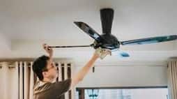 tips to clean ceiling fan without stool or ladder in hindi zkamn