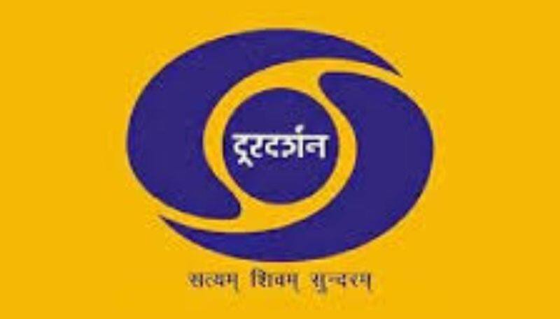 doordarshan logo color changed in to saffron