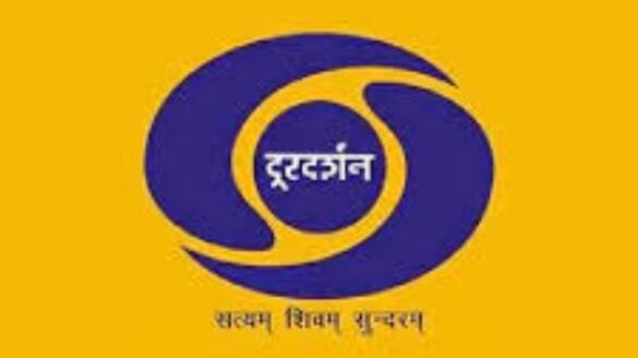 doordarshan logo color changed in to saffron