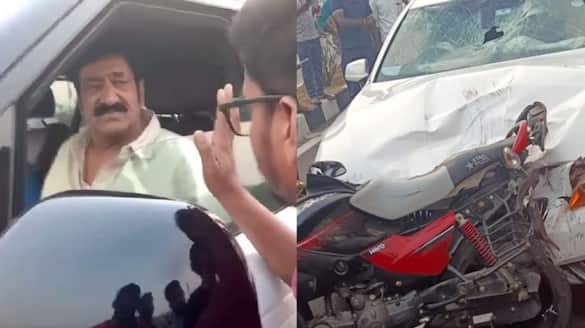 Actor Raghu babu Car Involved in BRS Leader Death? jsp