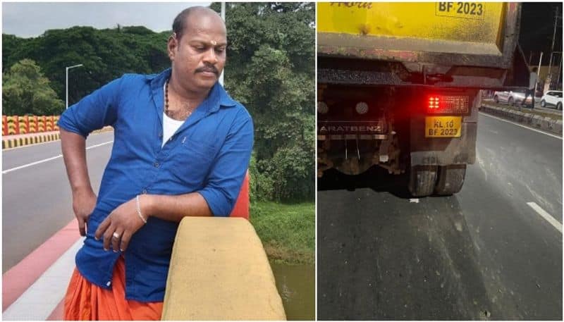 tipper lorry hit on bike in kozhikode one dies 