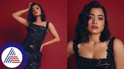 Actress Rashmika Mandanna Drips With Glamour in a Stunning Black Gown gvd
