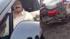 Actor Raghubabu's car collided with biker on Nalgonda bypass road and died
