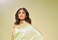 shilpa shetty trendy stylish saree design party wear for women kxa 