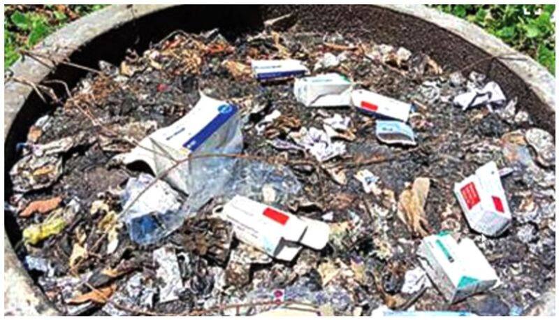 fine of rs 5000 imposed on Jan aushadhi medical shop in Alappuzha for burning plastic waste