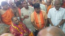 Koppal Lok sabha constituency BJP candidate dr Basavaraj kyavater visit Raghavendra temple today rav