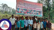 Chikkamagaluru Lok sabha election boycott by madabur villagers rav