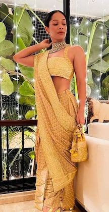 Rock the weekend party with Masaba Gupta’s stunning saree looks