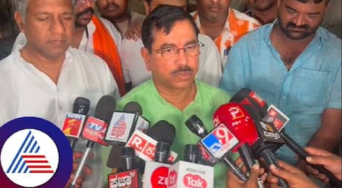 Hubballi Neha hiremath murder case union minister Pralhad Joshi visited KIMS Hospital rav