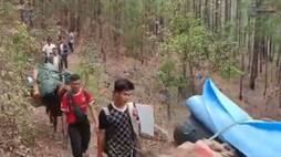 Lok Sabha Elections 2024 Election Team foot marched nearly 22 km to reach the Dingchangpam Polling Station