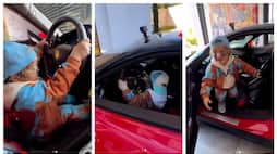 video of a three-year-old boy parking a Ferrari has gone viral on social media 