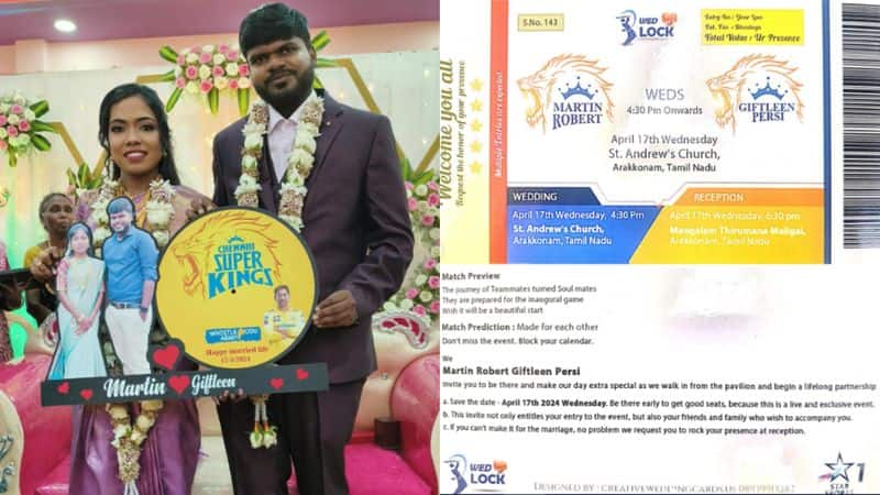 IPL-themed wedding invitation of Tamil Nadu couple goes viral; Sparks delight onlinertm 