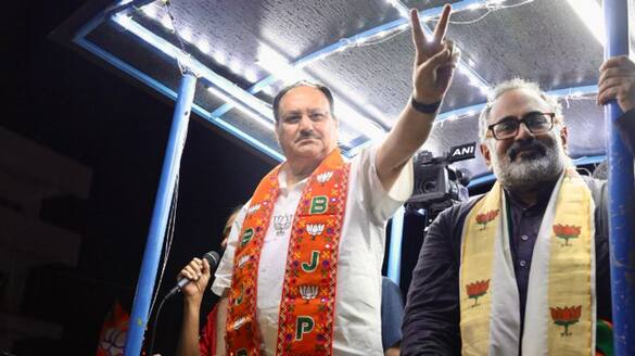Lok Sabha Elections 2024: 'If Rajeev Chandrasekhar wins, development is assured,' says JP Nadda in Thiruvananthapuram anr